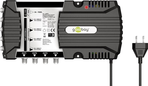 Goobay Sat-Multischalter 9 Eingnge/4 Ausgnge (64879)