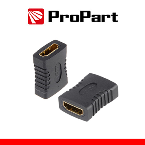 PROPART ADATTATORE PRESA HDMI (19PIN) " PRESA HDMI (19PIN) DORATO
