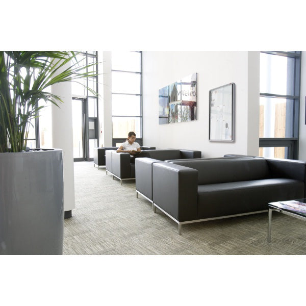 Nobo Bacheca per interni-fondo magnetico 9xA4 anta a battente (Nobo 1902560 Premium Plus Internal Glazed Case Magnetic 9 x A4)