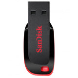 SANDISK CRUZER BLADE 16GB CHIAVETTA USB 2.0 NERO