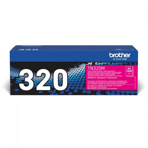 TONER BROTHER TN-320M MAGENTA 1500PP DCP-9055CDN DCP-9270CDN MFC-9460CDN MFC-9465CDN MFC-9970CDW HL-4140CN HL-4150CDN HL-4570CDW