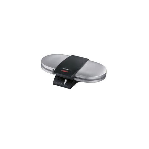 Cloer 1329 1200W Nero, Acciaio inossidabile piastra per waffle