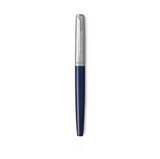 PARKER JOTTER ROYAL BLU PENNA STILOGRAFICA PENNINO MEDIO DETTAGLI CROMATI INCHIOSTRO BLU CONFEZIONE REGALO