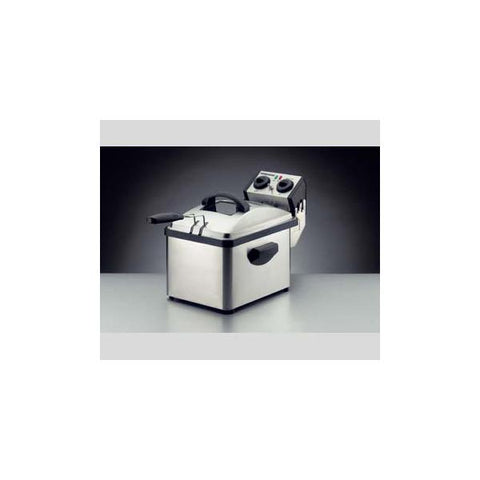 Rommelsbacher FRP 2135/E Singolo 2100W Nero, Acciaio inossidabile fryer