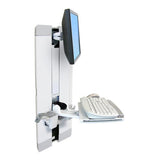 Ergotron StyleView Vertical Lift, Patient Room 61 cm (24") Bianco