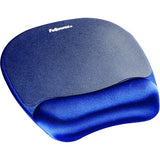 FELLOWES 9172801 TAPPETINO MOUSE CON POGGIAPOLSI BLU