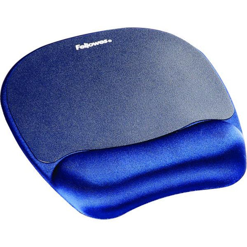 FELLOWES 9172801 TAPPETINO MOUSE CON POGGIAPOLSI BLU