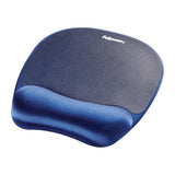 FELLOWES 9172801 TAPPETINO MOUSE CON POGGIAPOLSI BLU
