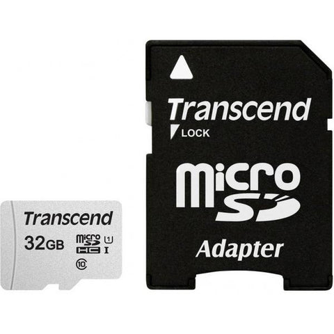 TRANSCEND 32GB MICROSD UHS-I U1 CLASSE 10 + ADATTATORE