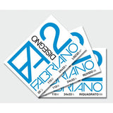 FABRIANO F2 ALBUM CM 24X33 110 GR 20 FOGLI LISCI RIQUADRATI COLORE BIANCO