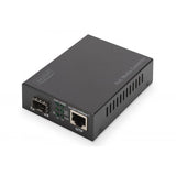 Digitus Convertitore multimediale Gigabit PoE, RJ45 / SFP, PSE