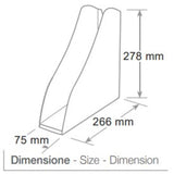 ARDA PORTARIVISTE BIANCO LUCIDO