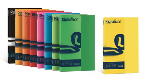CARTOTECNICA FAVINI RISMA LUCE MIX CARTA A4 100 FOGLI 90 GR COL. ASSORTITI