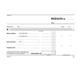 DATA UFFICIO RICEVUTE CONDOMINIO AUTOCOPIANTE 2 FOGLI BLOCCO 100 FOGLI CONF 5 Pz.