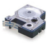 DYMO D1 SPECIALI NASTRO ETICHETTE FLESSIBILI PER STAMPANTI A TRASFERIMENTO TERMICO 12MMx3.5MT COLORE BIANCO STAMPA NERO