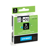 DYMO D1 NASTRO 6MM X 7MT COLORE BIANCO STAMPA NERO (S0720780A)