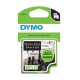 DYMO D1 SPECIALI NASTRO 19MMx3.5MT IN NYLON COLORE BIANCO STAMPA NERO (S0718050A)