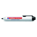 EDDING RETRACT 11 MARCATORE PERMANENTE NERO A SCATTO PUNTA TONDA 1.5/3 mm CONF 10 Pz.