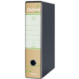 ESSELTE OXFORD GREEN G85 REGISTRADOR EN CARTÓN RIVESTITO 350X295X85 mm FORMATO PROTOCOLO AVANA CONF 8 Pz.