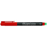 FABER CASTELL MULTIMARK MARCATORE PERMANENTE NERO PUNTA CONICA 1 mm CONF 10 Pz.
