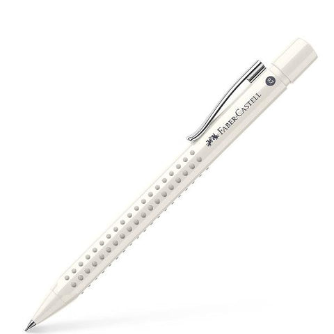 FABER CASTELL COCONUT MILK PORTAMINE FUSTO GRIP TRIANGOLARE MINA 0.5 mm CON GOMMINO BIANCO