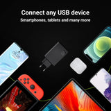 GREEN CELL CARICABATTERIE DA RETE ULTRA CHARGE SMART CHARGE 3 x USB-A 30 W NERO