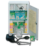 GIMA KIT PRONTO SOCCORSO ALL.1 ARMADIETTO IN METALLO 460X300X140 mm CON DOTAZIONE STANDARD BIANCO