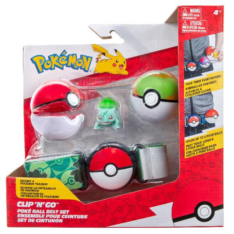 REI TOYS POKEMON CLIP N GO POKE BALL SET CINTURA MODELLO CASUALE