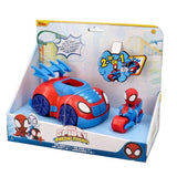 REI TOYS SPIDEY VEICOLO 2 IN 1 CON FUNZIONE LANCIATORE MOTO E PERSONAGGIO NON REMOVIBILE