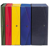 KING MEC PROJECT SCATOLA PROGETTO IN CARTONE C/BOTTONE 260X360 mm DORSO 8 CM COL. VERDE CONF 5 PZ.