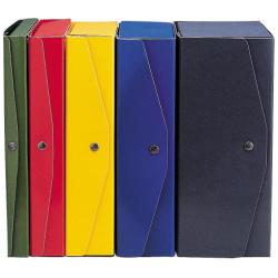 KING MEC PROJECT SCATOLA PROGETTO IN CARTONE C/BOTTONE 260X360 mm DORSO 8 CM COL. VERDE CONF 5 PZ.