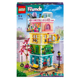 LEGO FRIENDS CENTRO COMUNITARIO DI HEARTLAKE CITY MODULAR BUIDIG CON STUDIO D'ARTE E DI REGISTRAZIONE E 6 MINIBAMBOLINE