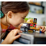 LEGO CITY FURGONE DEGLI HAMBURGER VEICOLO DA COSTRUIRE CON 2 MINIFIGURE E ACCESORI