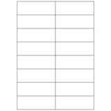 MEGASTAR CONF 1600 ETICHETTE ADESIVE 105X37 mm BIANCO OPACO
