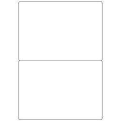 MEGASTAR CONF 200 ETICHETTE ADESIVE CON ANGOLI ARROTONDATI 210X148 mm BIANCO OPACO