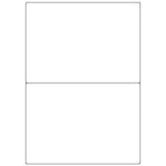 MEGASTAR CONF 200 ETICHETTE ADESIVE CON ANGOLI ARROTONDATI 210X148 mm BIANCO OPACO