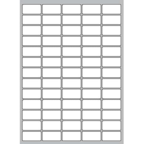 MEGASTAR CONF 6500 ETICHETTE ADESIVE 38X21 mm BIANCO