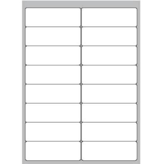 MEGASTAR CONF 1600 ETICHETTE ADESIVE 99X34 mm BIANCO
