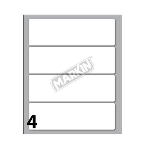 MARKIN ETICHETTE ADESIVE 110X34 mm BIANCO CONF 40 Pz.