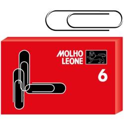 MOLHO LEONE NR6 FERMAGLI IN METALLO ZINCATI H 57 MM 100 Pz. X 5 CONF