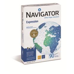 NAVIGATOR EXPRESSION RISMA DA 500 FOGLI 90 GR 21 X 29.7 CM A4 BIANCO CONF 5 PZ.
