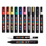 OSAMA POSCA MEDIO MARCATORE A TEMPERA PUNTA TONDA 1.8/2.5 mm BIANCO CONF 6 Pz.