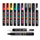 OSAMA POSCA MEDIO MARCATORE A TEMPERA PUNTA TONDA 1.8/2.5 mm BIANCO CONF 6 Pz.