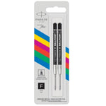 PARKER REFIL PENNE A SFERA PUNTA FINE INCHIOSTRO NERO CONF 2 Pz.