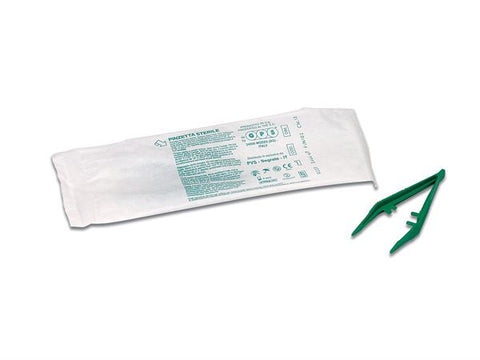PHARMASHIELD PINZETTA STERILE MONOUSO VERDE