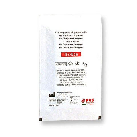 PHARMASHIELD COMPRESSA DI GARZA STERILE 18X40 CM BIANCO