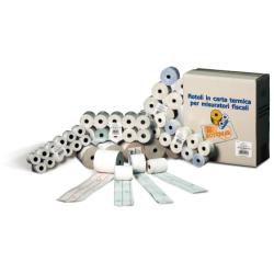 ROTOMAR ROTOLI IN CARTA TERMICA PER CASSA 57.5 mm X 80 MT ANIMA 12 mm CONF 10 Pz.