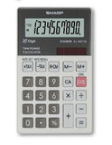 SHARP ELW211GGY CALCOLATRICE TASCABILE 10 CIFRE COL. GRIGIO
