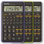 SHARP EL 501TB-VL CALCOLATRICE SCIENTIFICA 10 CIFRE NERO/VIOLA