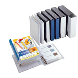 SEI ROTA STELVIO RACCOGLITORE PERSONALIZZABILE 4 ANELLI A D DA 17MM IN COLPAN 220X300MM DORSO 3.5CM COL. BIANCO